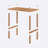 Pasific Solid Wood Work Desk in Solid Beech Wood for Study or Office-1313794053
