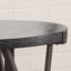 Table de bout en bois / fer Bruce Hudock 24 po Bruce