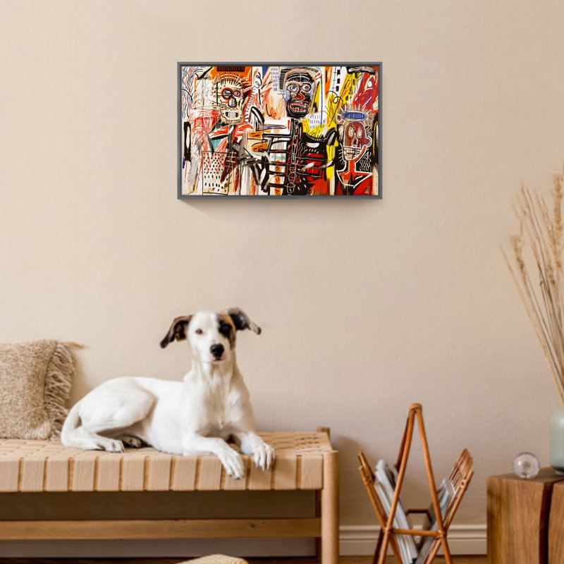 «Graffiti Art» sur toile, Noir, H 11,88 po x l 15,88 po x P 1 po