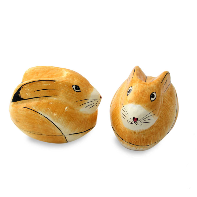 Ensemble de 2 boîtes décoratives Beeville Charismatic Rabbits