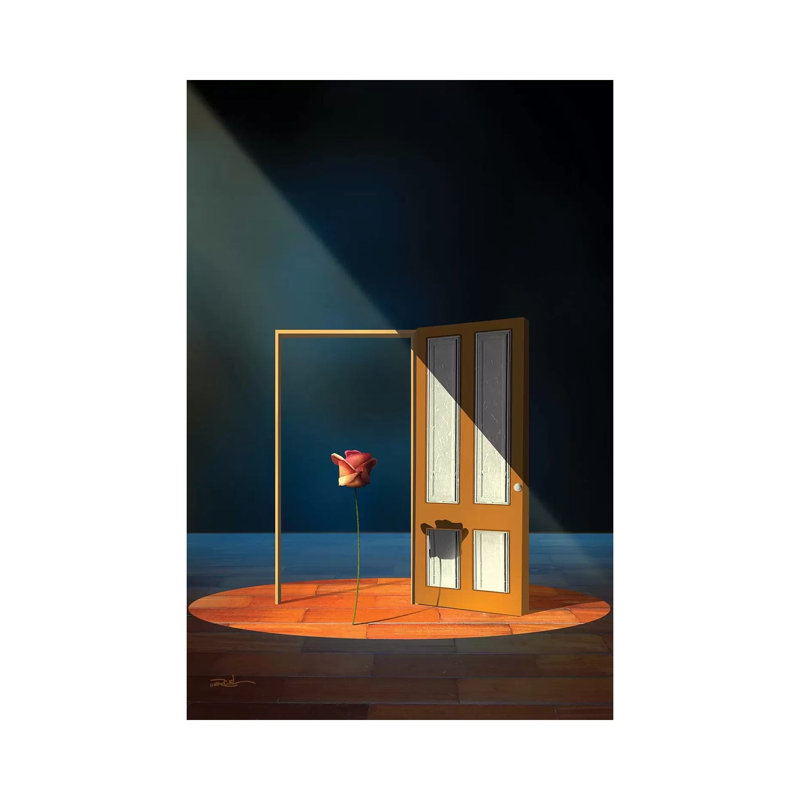 Porta Aberta (Door Open) by Marcel Caram - Wrapped Canvas Print, 20.32 cm H x 30.48 cm W
