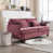 Chenille vin rouge