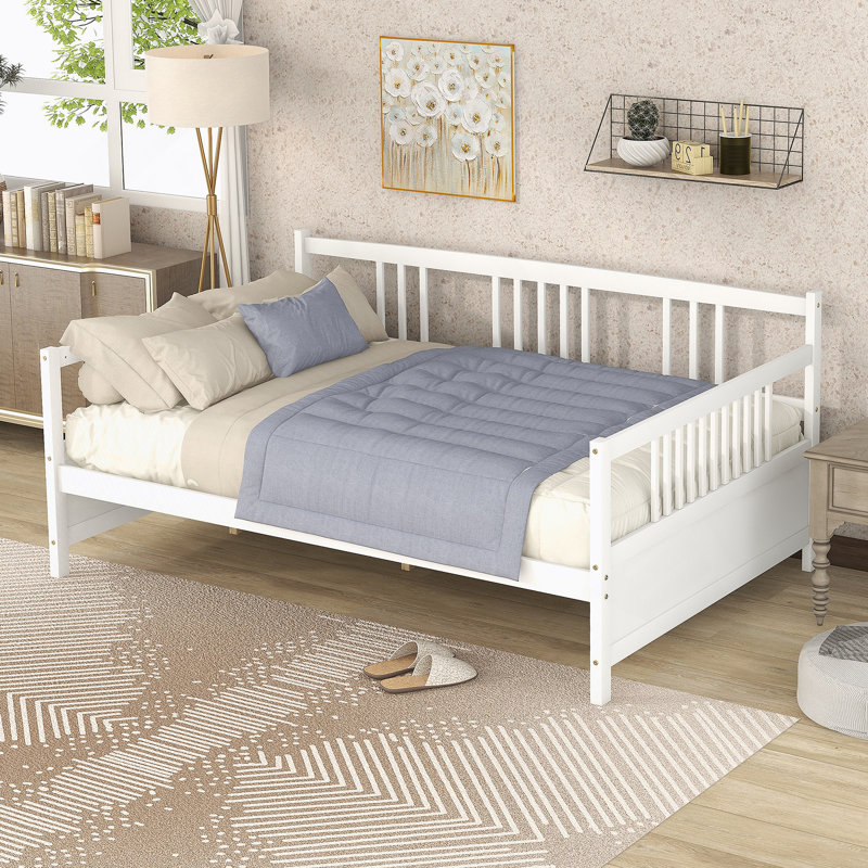 Daybed With Support Legs, Full/Double, White