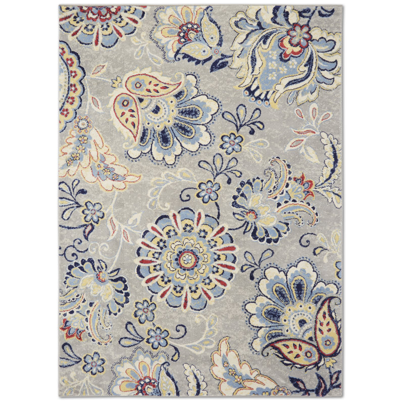 Mountview Floral Indoor Rug, Rectangle 3'4" x 5'2"
