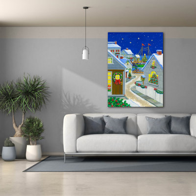  «All Is Bright» par Geraldine Aikman, art mural sur toile, 40 po x 54 po