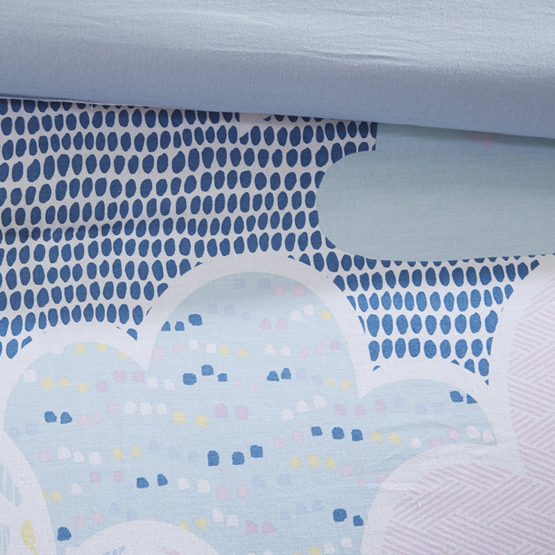 Ensemble de housse de couette en coton Gracie Mills Eowyn, Housse de couette pour lit double