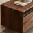 Retro style black walnut TV stand