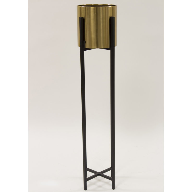 Alexanndra Metal Pot Planter, 121cm H x 29cm W x 29cm D