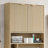 Andelija Freestanding Over The Toilet Storage,Bathroom Cabinet with Fluted Door and  Adjustable Shelve-514194324