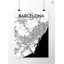 Barcelona City Map - No Frame Print-28359565