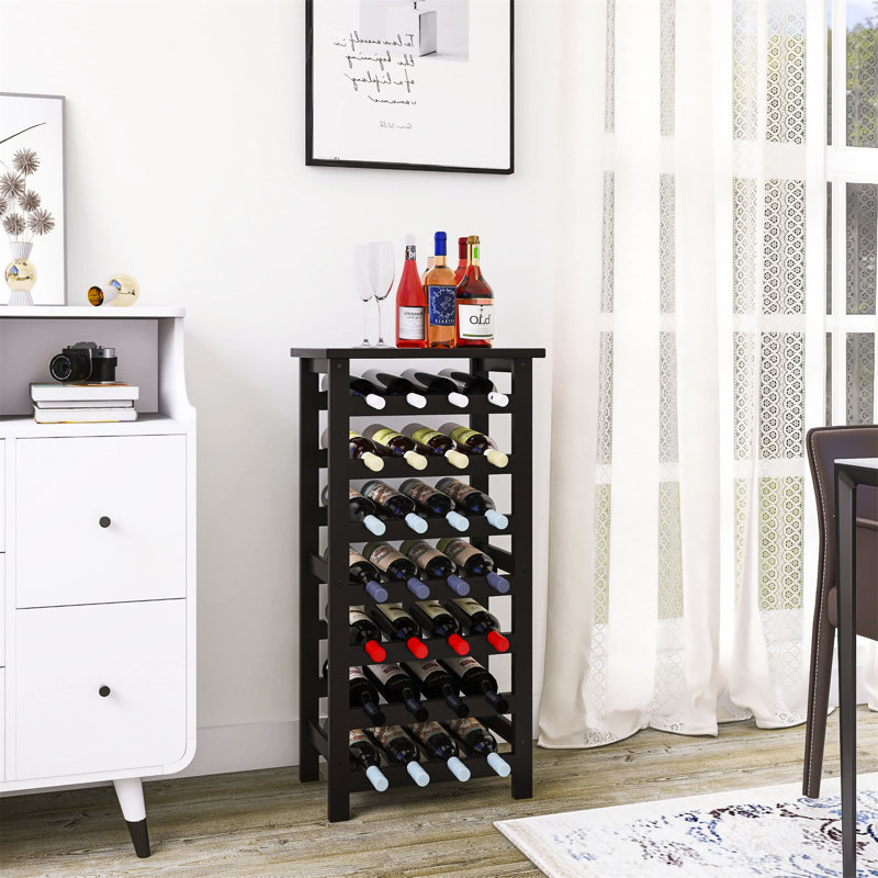 Jenai Wine Bottle Rack, Black