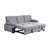 Mccutcheon Velvet Fabric Reversible Sleeper Sectional Sofa Chaise-90692554
