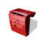 Buecker Aluminum Wall Mounted Post Box-627655337-627655338