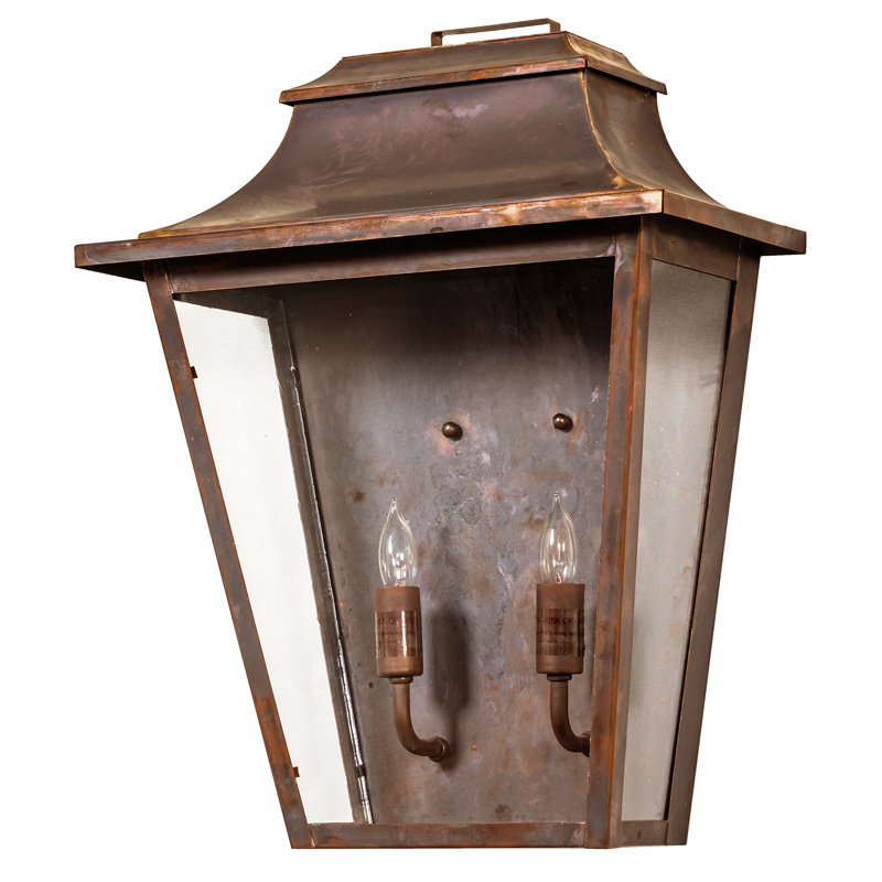 14" Wide Bastille Wall Sconce, 18" H x 14" W x 7" D