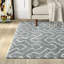 Tapis ardoise / ivoire à poils longs Akiba-1697770714