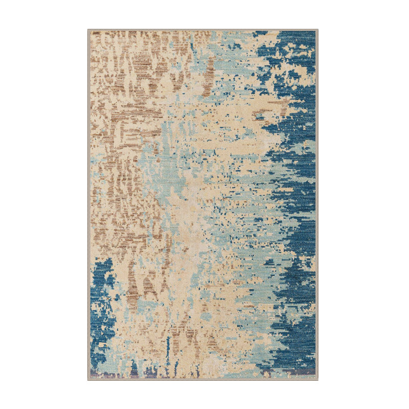 Abstract Indoor Rug, Rectangle 5' x 8'