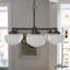 Plafonnier lustre 6 lumières Hunter Saddle Creek