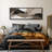 Abstract Shape " Abstract Earth Tones Antique Retro Colorful Bedroom Extra Large Wall Decor "-96074524-111565988