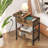 End Table with Charging Station – Flip Top Side Table with USB Ports and Power Outlets.