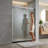 60 in. W x 79 in. H Bypass Framed Shower Door with Header and Clear Glass