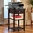 Burke Modern Coffee Storage Printer Stand in Solid and Composite Wood, 31.1" H X 19.84" W X 19.84" D