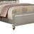 Veloura Silver Twin Panel Bed