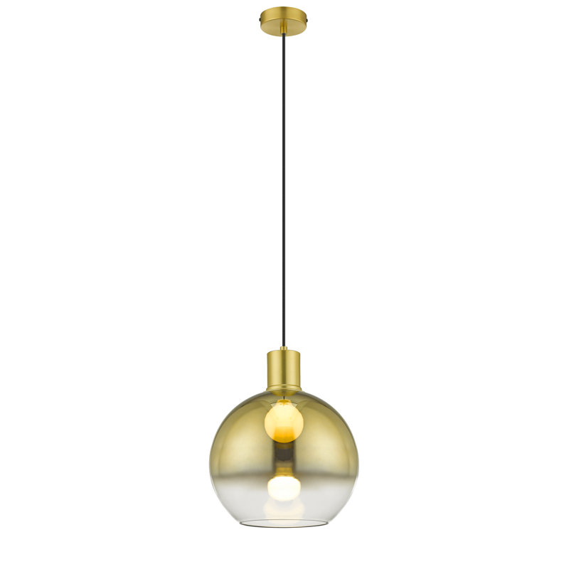 Rasen 1 - Light Gold Sphere Pendant