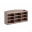 Banc de rangement pour chaussures Wini, neuf tablettes de rangement, rangement pour vestibule-1677009842