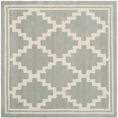 Carolene Hand Tufted Wool Geometric Rug