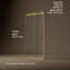 Levity Plus Less Sliding Shower Door, 81-5/8 In. H X 44-5/8 - 47-5/8 In. W, With 3/8 In.-Thick Crystal Clear Glass-1811766434