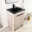 Meuble-lavabo de salle de bain autoportant 24 po avec lavabo et portes en céramique noire - élément d'ingrédient à fermeture en douceur 24 po-1688329180-1688329170