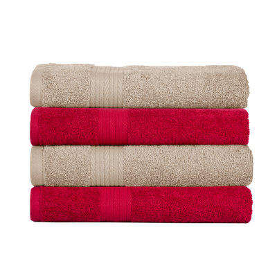 Essuie-mains 100% coton 600 g / m² couleurs assorties