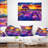 Colorful Lavender Fields - Landscape Printed Throw Pillow