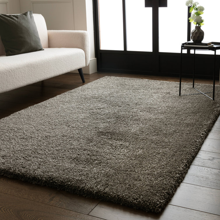 Taiwo Shaggy Taupe Area Rug