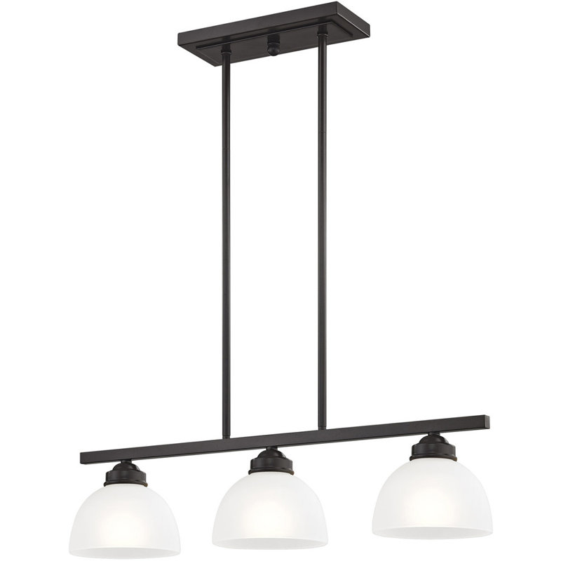 3 - Light Geometric Chandelier