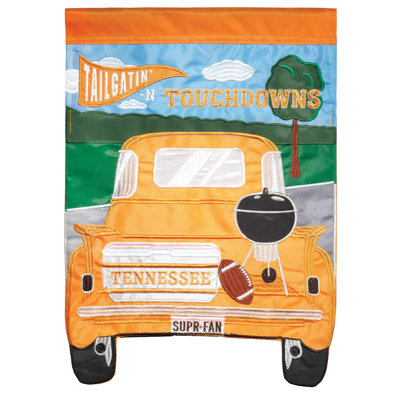 Drapeau de jardin en polyester 18 x 13 po Eustolia