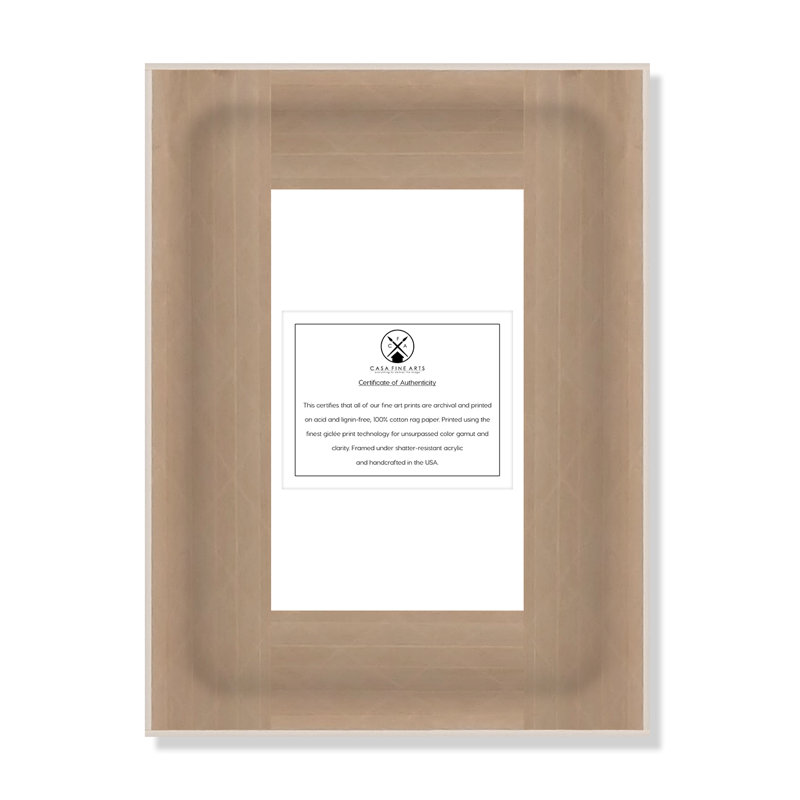 Ballet toute la journée 1, H 36,5 po x l 26,5 po x P 0,63 po, Encadrement beige
