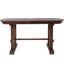 Table de salle à manger extensible de 60 à 78 po, table de cuisine en bois de ferme avec rallonge amovible, grande table extensible pour 4 à 8 personnes (cerisier)-823286379