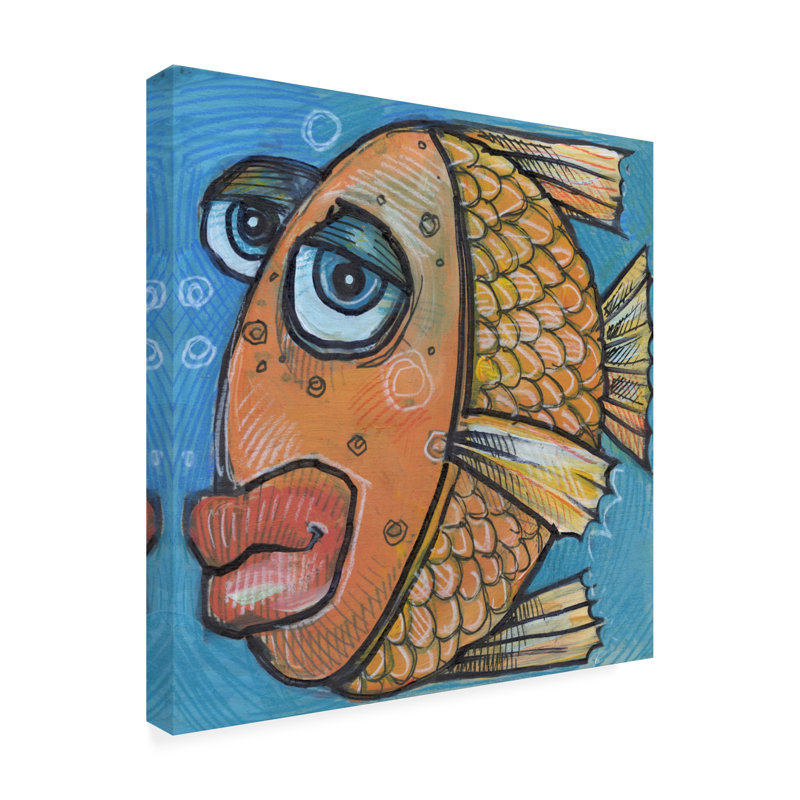 «Fish 4 2019» par Tim Nyberg, impression sur toile tendue, H 14 po x l 14 po