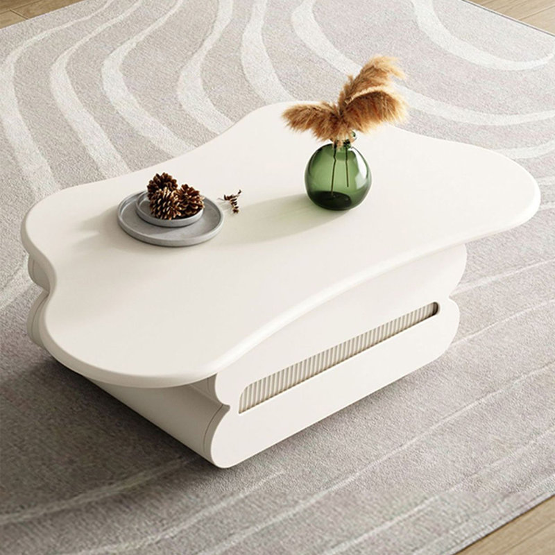 Table basse à piédestal avec rangement