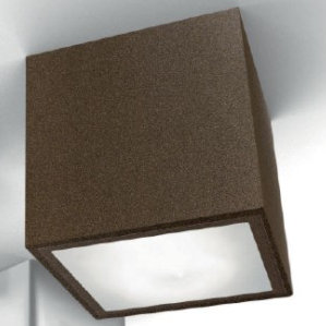 1 - Light 4" Simple Square Flush Mount