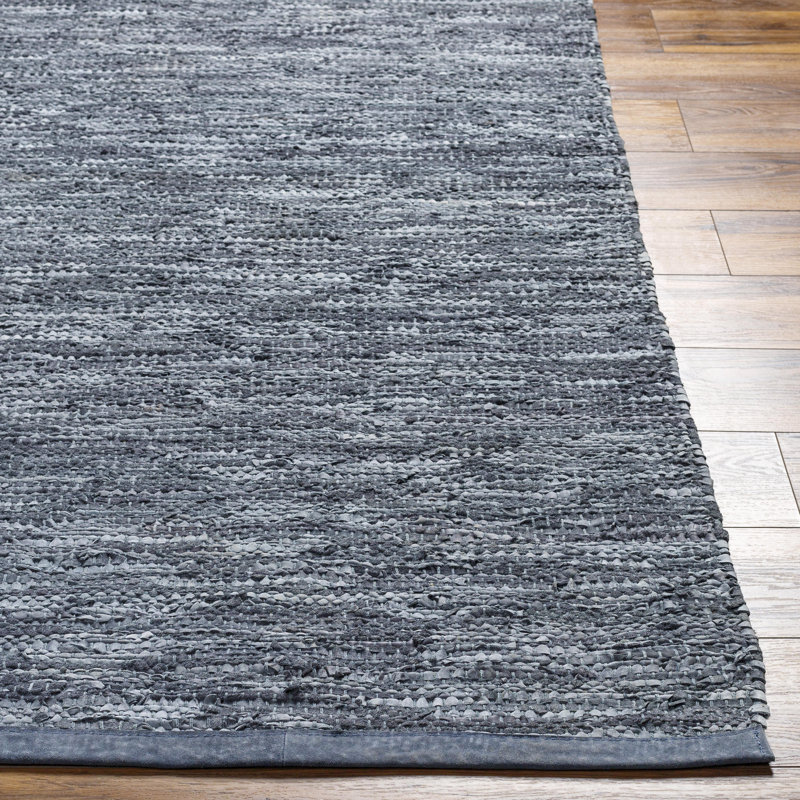 Tapis rectangulaire en cuir Galvano, Rectangle 5 pi x 7 pi 6 po