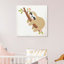 « brun clair sloth », peinture sur toile tendue-1080856501