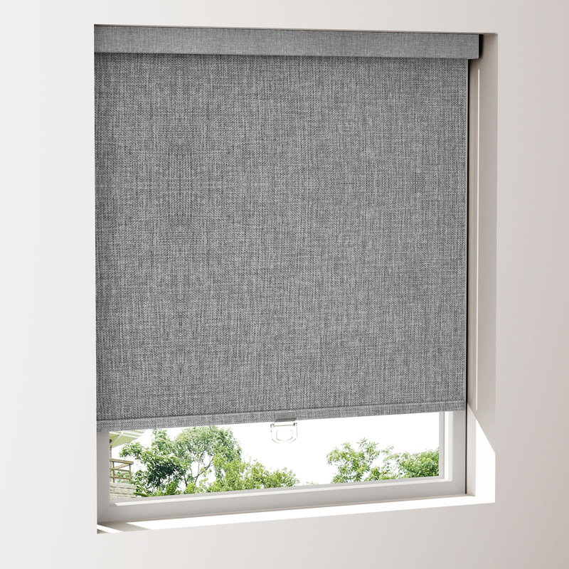 Store occultant sans cordon ， 23x72, Gris