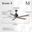 52" Irene 5-Blade Ceiling Fan with Wall Remote-570390759-570390761-570390767