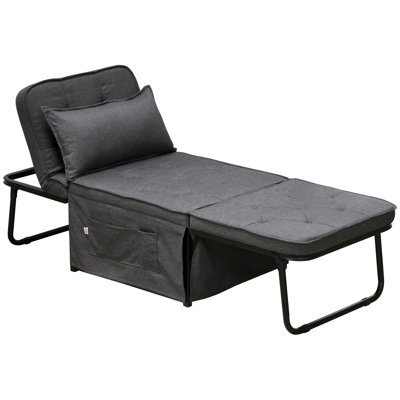 Twin 180cm Upholstered Futon Chair