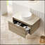 Meuble-lavabo flottant avec lavabo rond 30 po-813838920