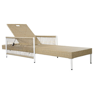 Outdoor Single chaise with Cushions