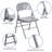 HERCULES COLORBURST Series Triple Braced & Double Hinged Folding Chair-1812287765