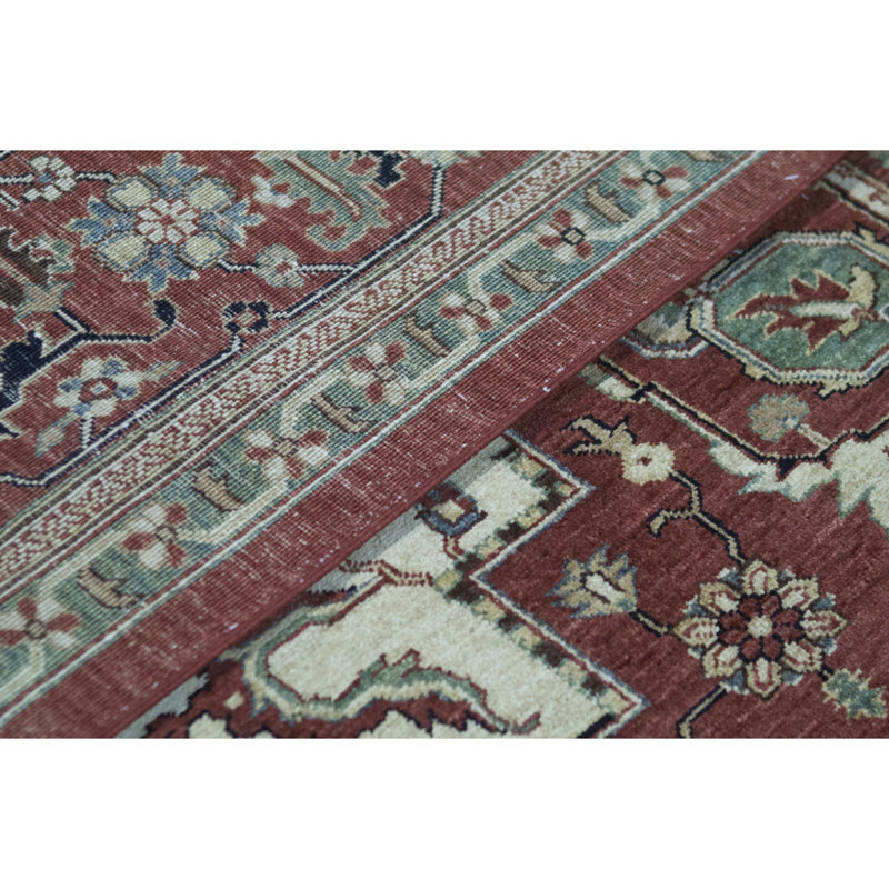 Tapis rouge de haute qualité noué à la main Sultanabad